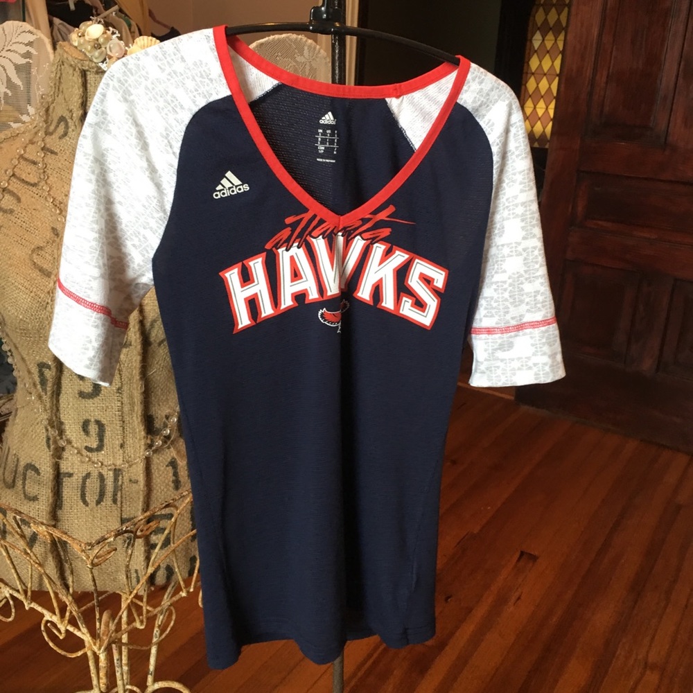 Adidas Atlanta Hawks basketball shirt small EUC